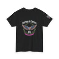 Proud Supporter of Veteran Riders Biker Tee | Patriotic Back Print Shirt (100% Cotton)