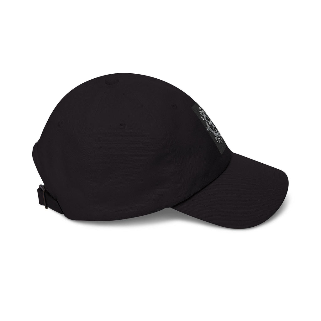Courage and Chrome Embroidered Cap | Veteran Biker Dad Hat | Black Baseball Cap | Patriotic Biker Gift