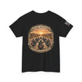 Veteran Biker Brotherhood Shirt | Desert Ride Back Print, Skull Wings Logo