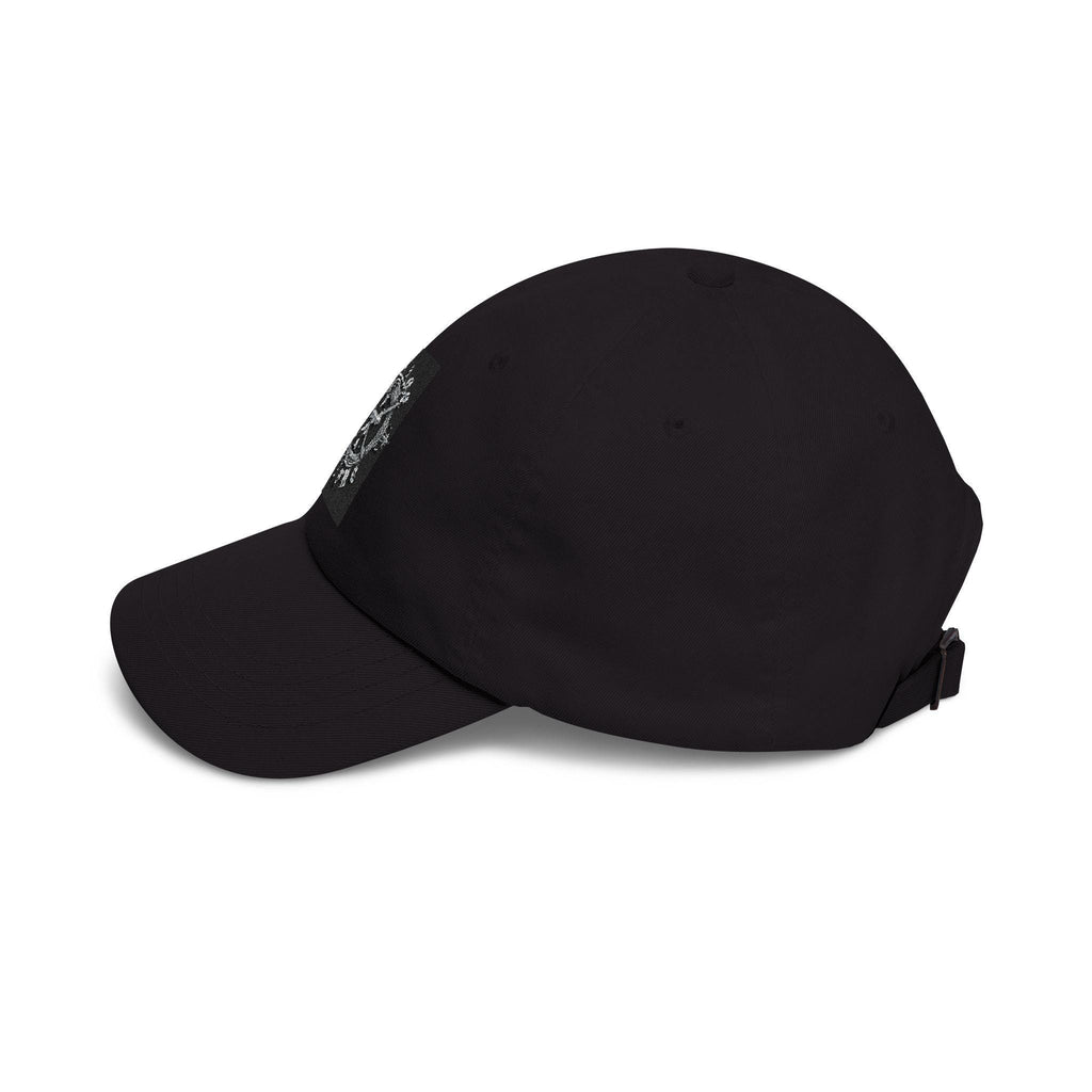 Courage and Chrome Embroidered Cap | Veteran Biker Dad Hat | Black Baseball Cap | Patriotic Biker Gift